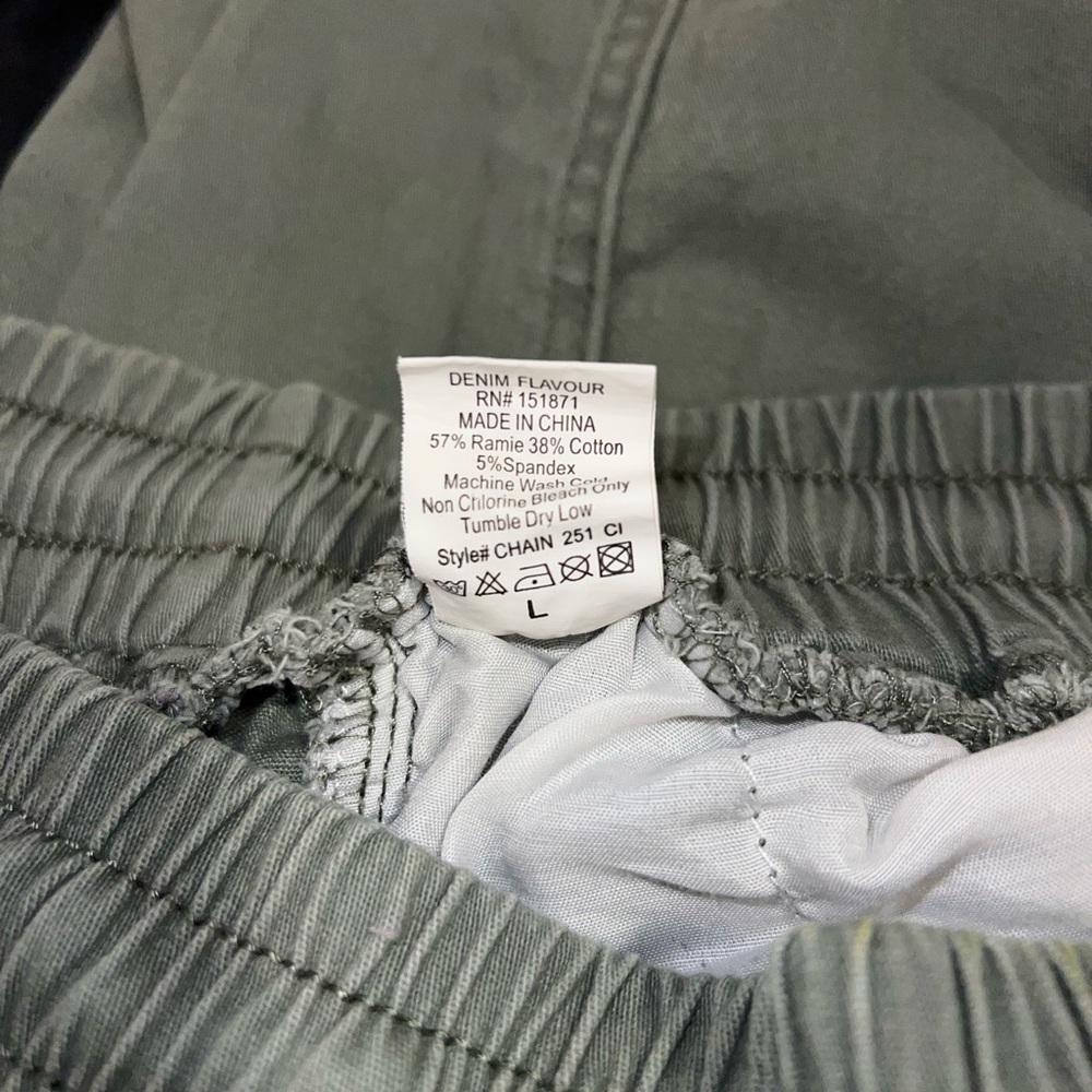 Denim Flavour Light Green Joggers Larg - Picture 6 of 6